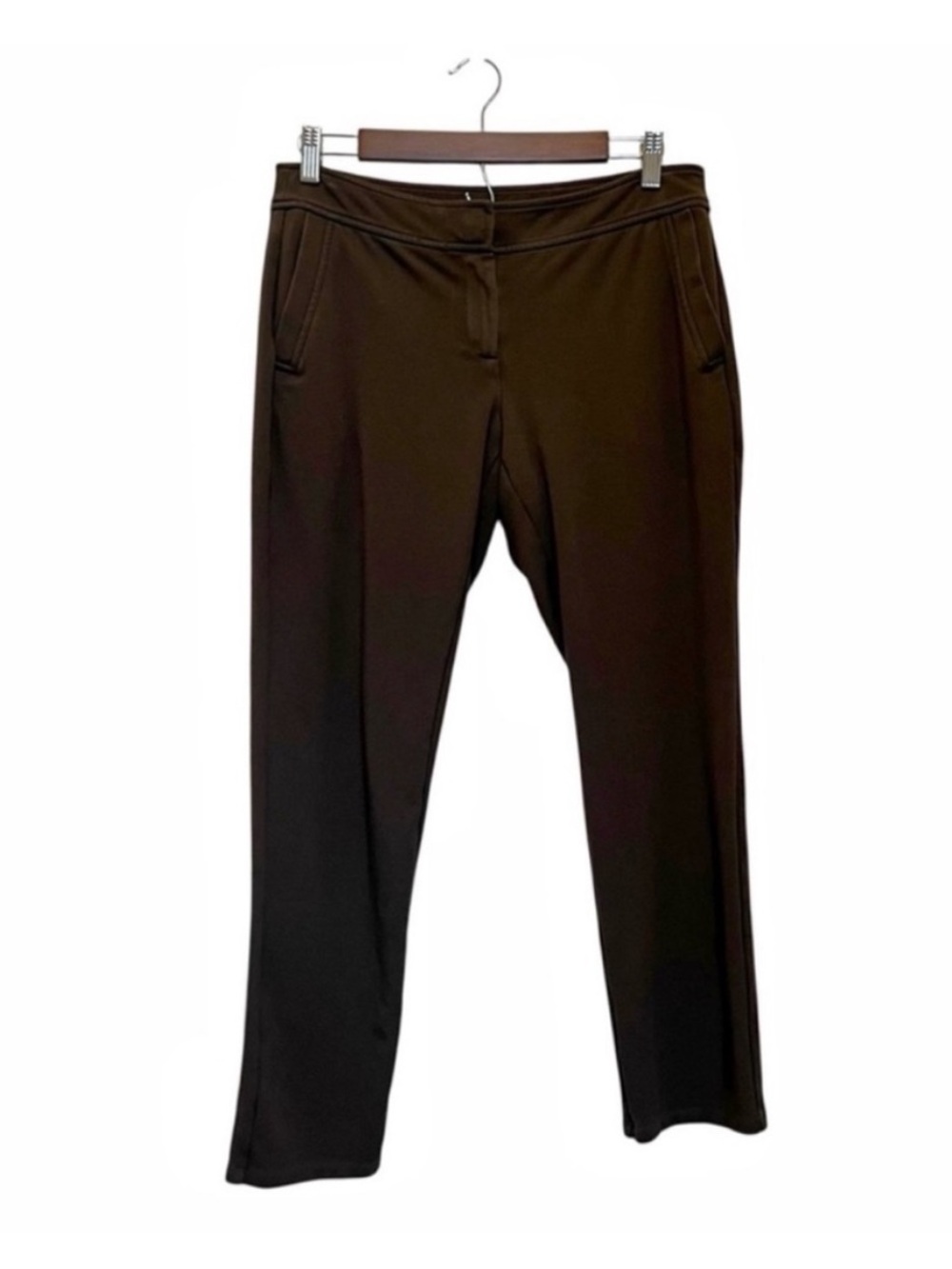Eileen Fisher Petite Pants Slacks Brown Size Small Petite Stretchy Casual